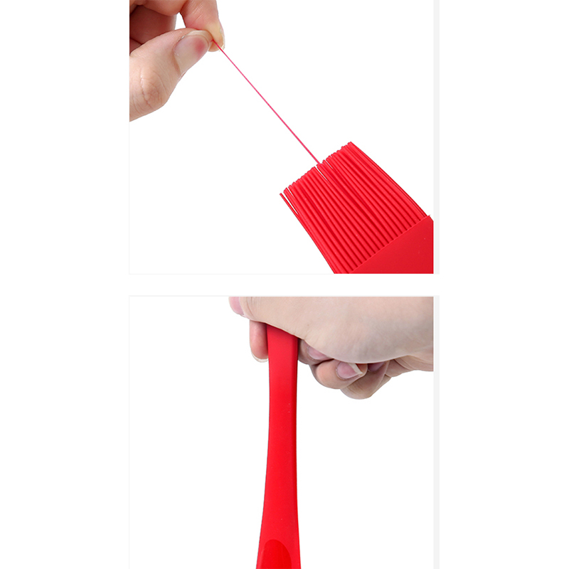 Brosse à huile à double extrémité en silicone